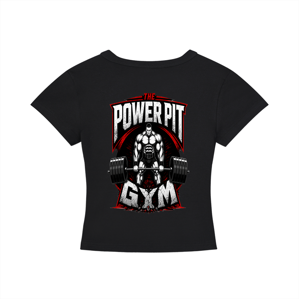 THE POWER PIT WOMEN'S CROPPED TEE