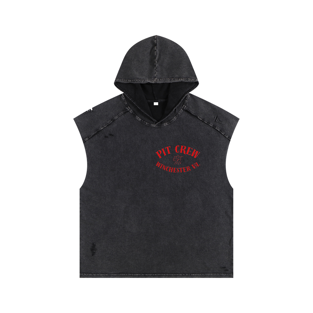THE POWER PIT CUT-OFF HOODIE