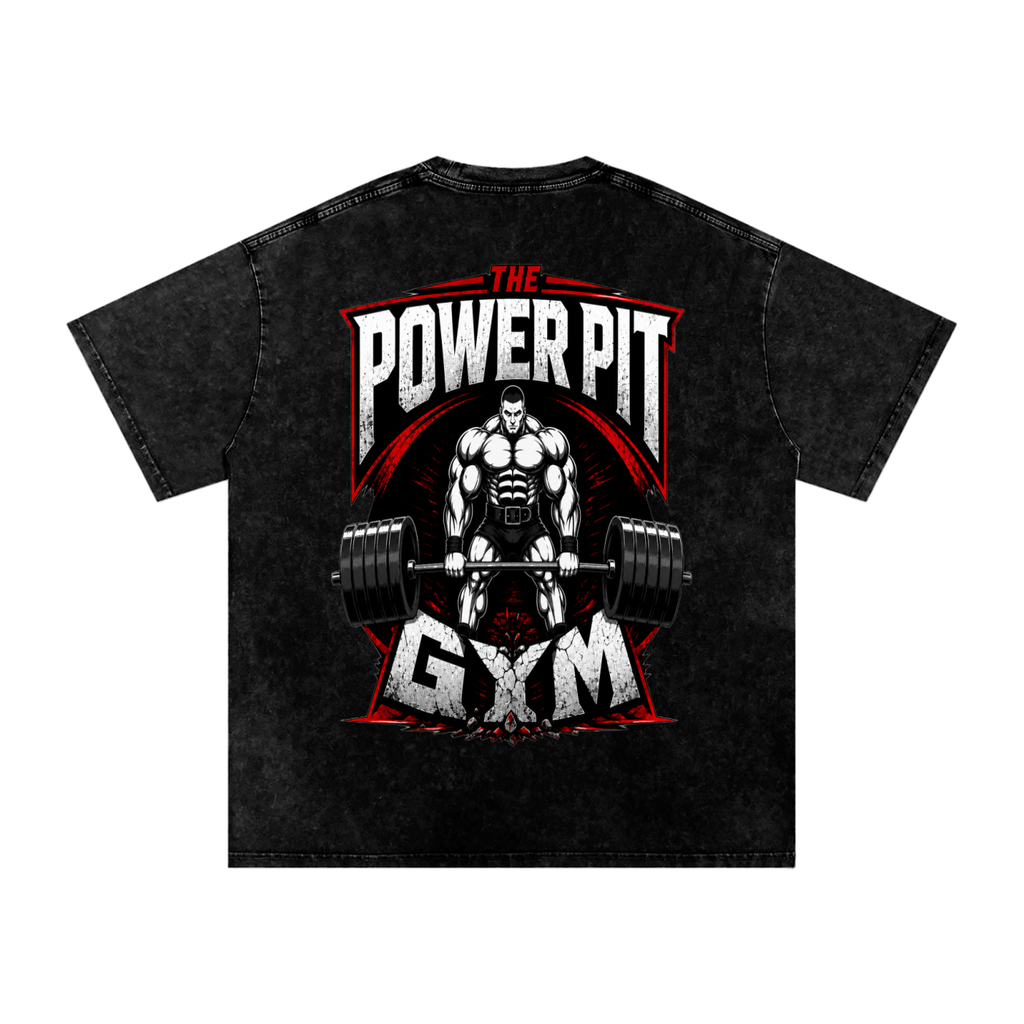 THE POWER PIT MENS OVERSIZED TEE