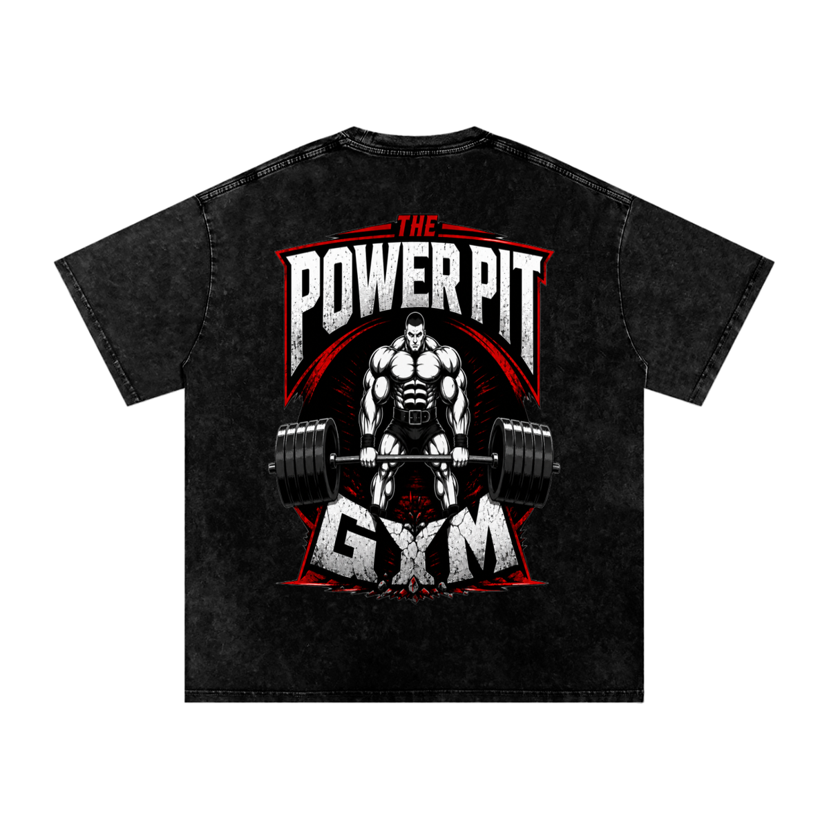 THE POWER PIT MENS OVERSIZED TEE