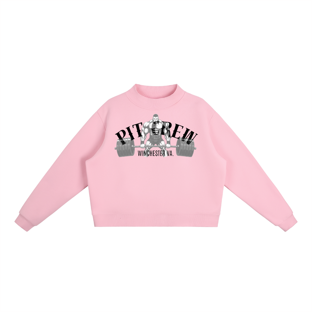 PIT CREW WOMENS MOCK-NECK SWEATSHIRT