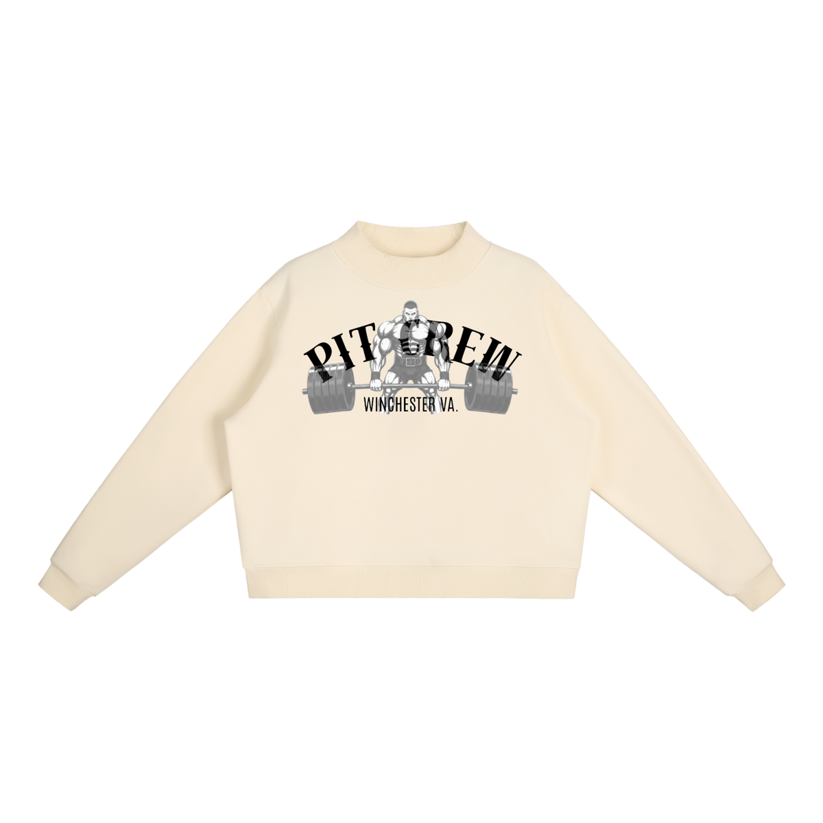 PIT CREW WOMENS MOCK-NECK SWEATSHIRT