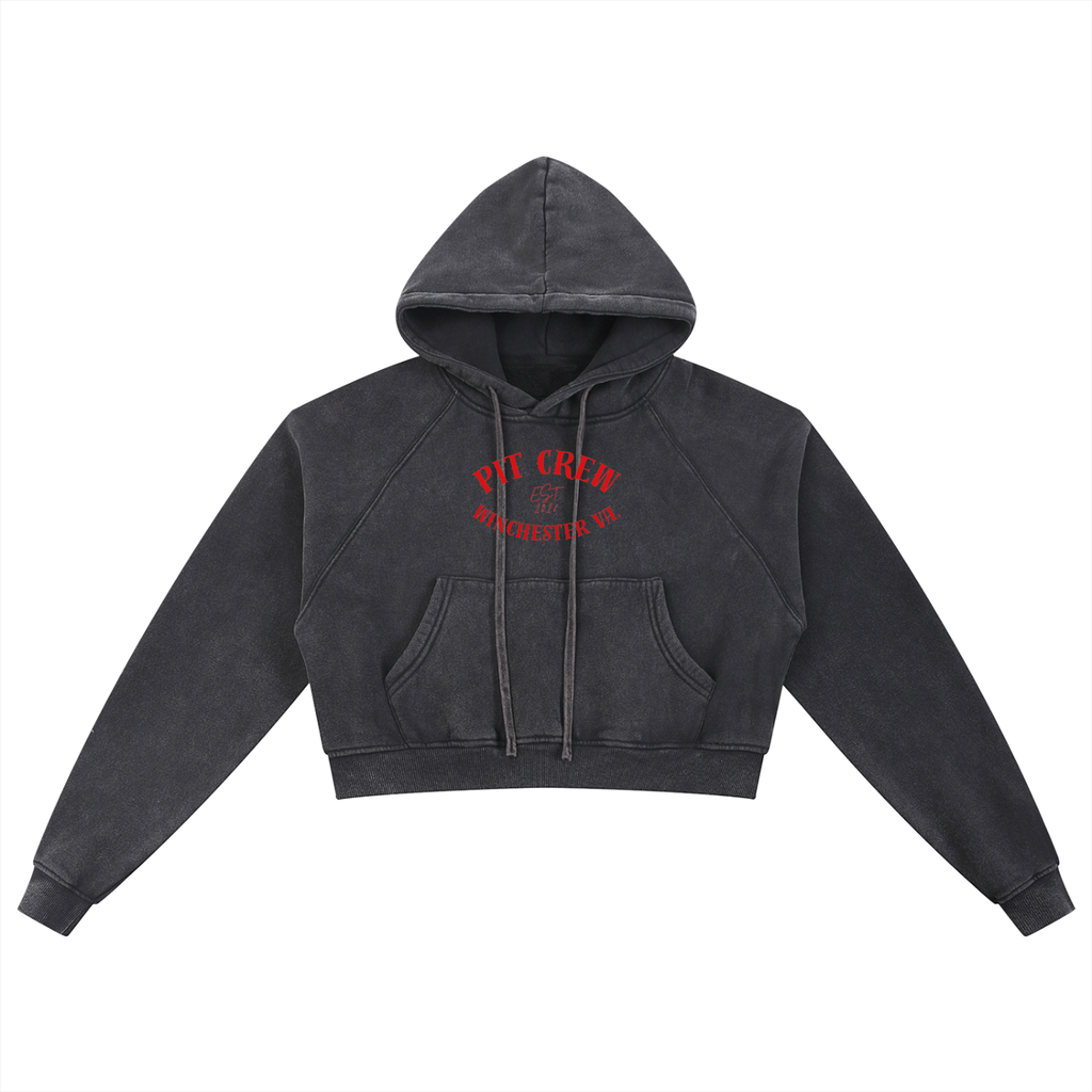 THE POWER PIT CROPPED HOODIE