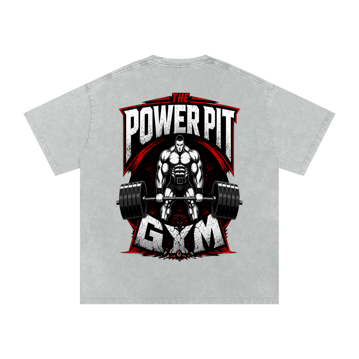 THE POWER PIT MENS OVERSIZED TEE