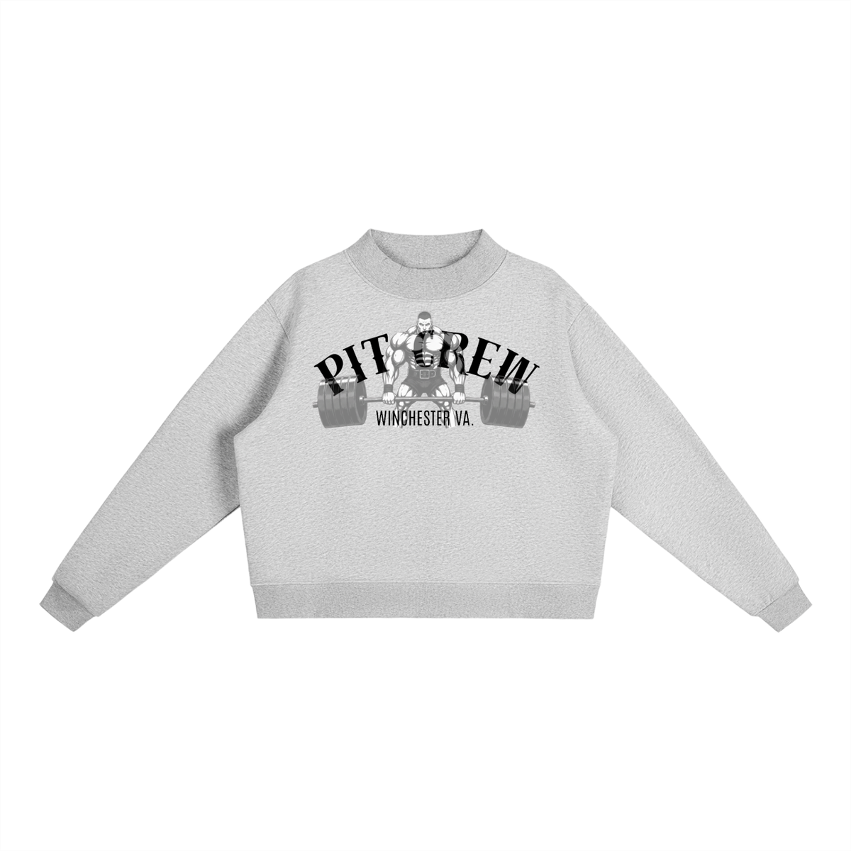 PIT CREW WOMENS MOCK-NECK SWEATSHIRT