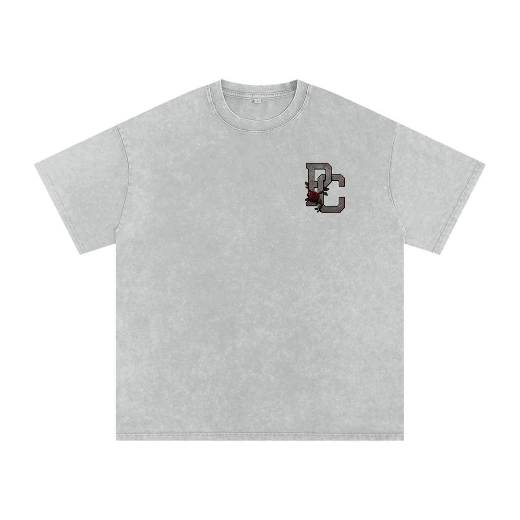 IRON ROSE WHITEWASHED OVERSIZED TEE