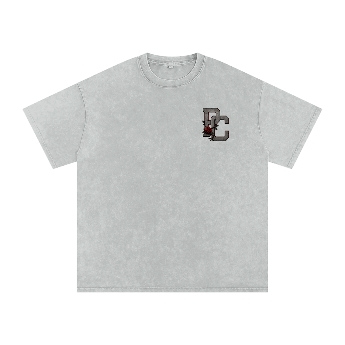 IRON ROSE WHITEWASHED OVERSIZED TEE