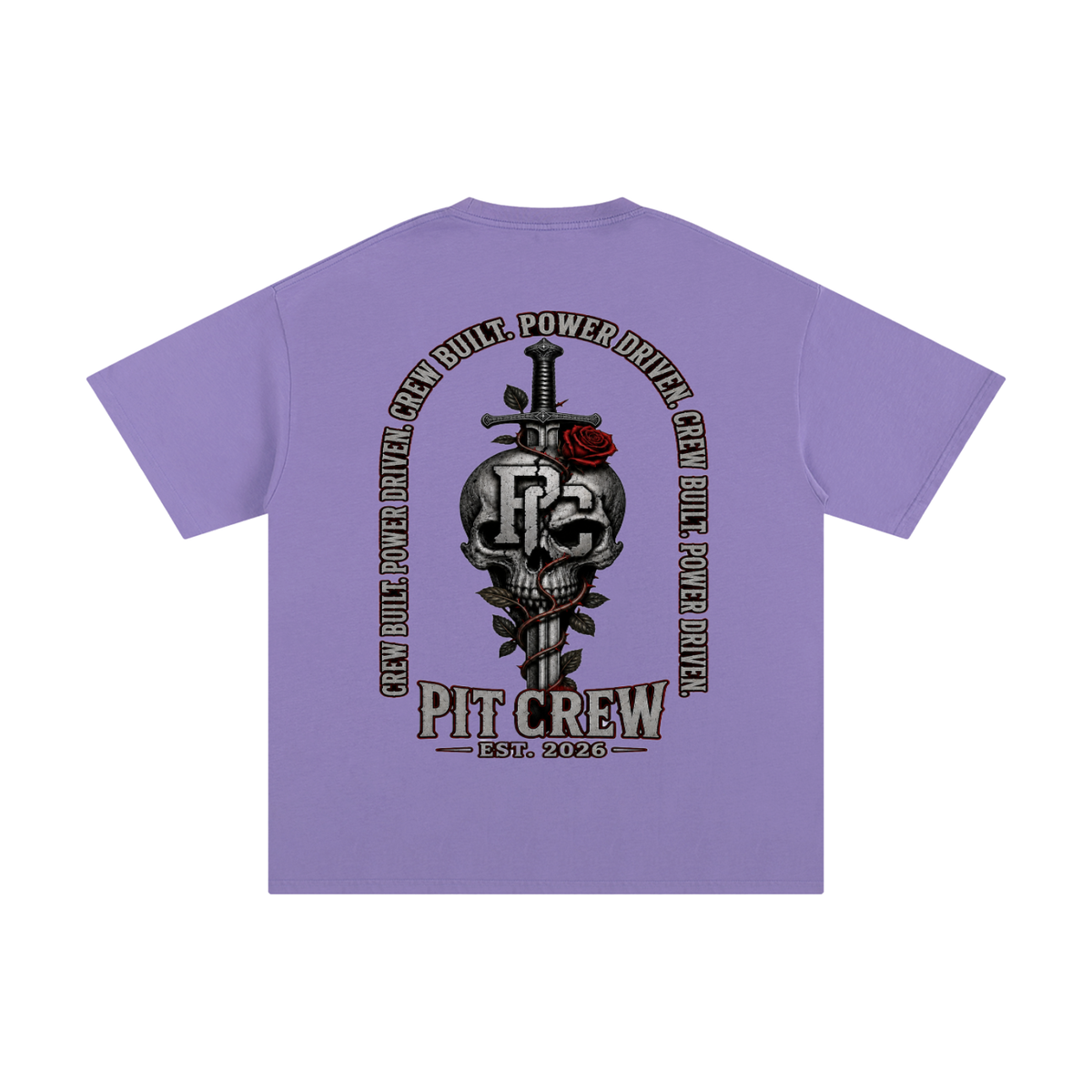 IRON ROSE PURE COTTEN TEE